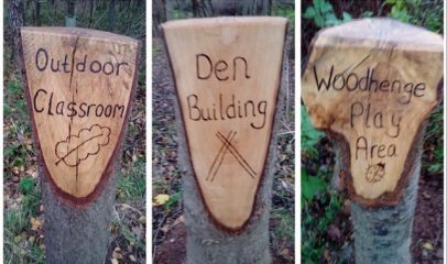 New signs for Millennium Wood installed 21.11.17